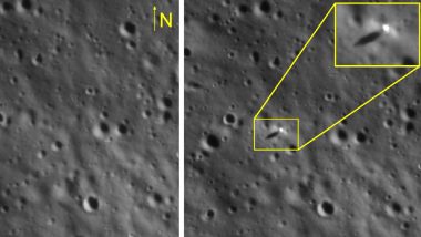 MOON: शानदार! चंद्रयान 2 ने ली चंद्रयान-3 की तस्वीर, हाईटेक कैमरे से देखें चांद पर क्या कर रहा लैंडर