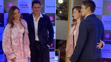 Tamannaah Bhatia के साथ रेड कारपेट पर Vijay Varma हुए रोमांटिक, सोशल मीडिया पर वायरल हुआ वीडियो (Watch Video)