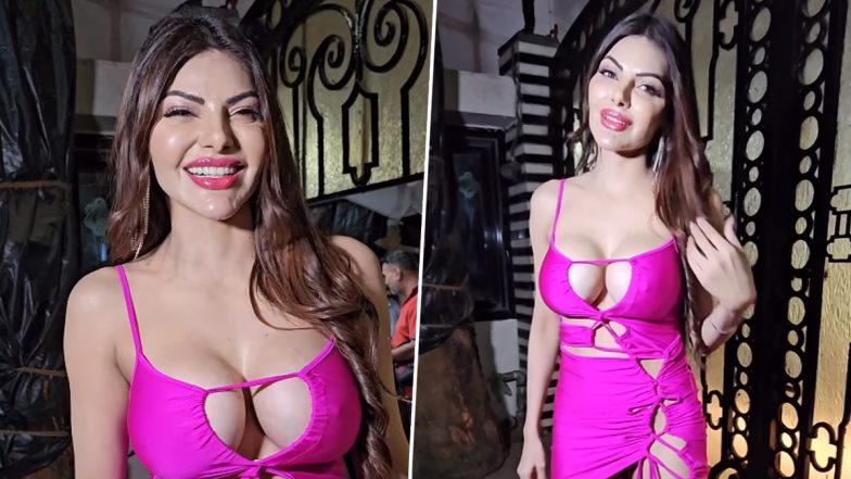 Sherlyn Chopra ने रिवीलिंग पिंक आउटफिट पहन गिराई बिजली, एक्ट्रेस की सेक्सी अदाएं देख मदहोश हुए यूजर्स (Watch Video)