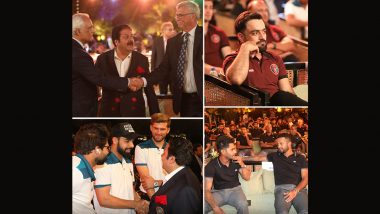 PCB Organized Dinner At Governor's House: पीसीबी ने बीसीसीआई के डेलीगेशन टीम समेत इन चार टीमों की खिलाड़ियों के लिए लाहौर के गवर्नर हाउस में किया रात्रिभोज का आयोजन, देखें तस्वीरे