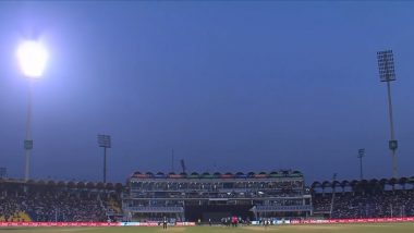 Floodlight Failure At Gaddafi Stadium: फ्लडलाइट के 20 मिनट तक बंद रहने से पीसीबी की किरकिरी