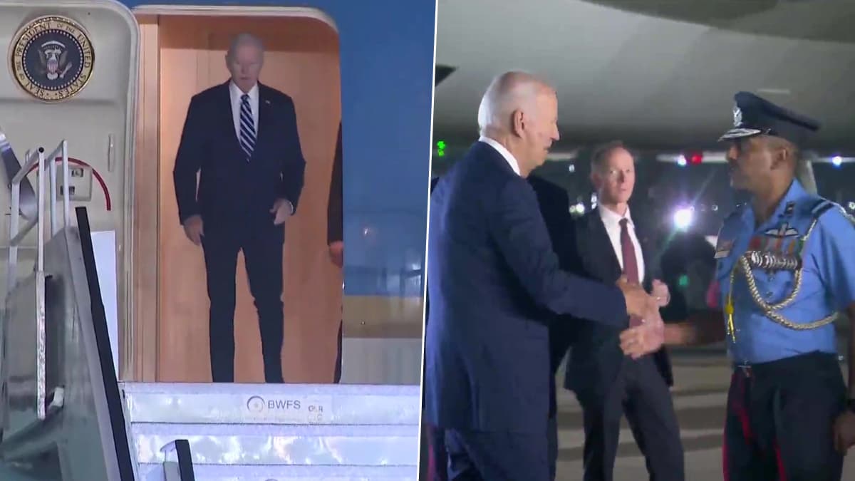 G20 Summit: जी20 शिखर सम्मेलन में हिस्सा लेने के लिए दिल्ली पहुंचे अमेरिकी राष्ट्रपति बाइडन, वीके सिंह ने किया स्वागत