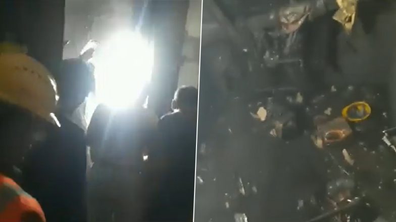 Thane Lift Accident Video: मुंबई से सटे ठाणे में बड़ा हादसा, 40 मंजिला इमारत की लिफ्ट गिरने से 6 मजदूरों की हुई मौत, बचाव कार्य जारी