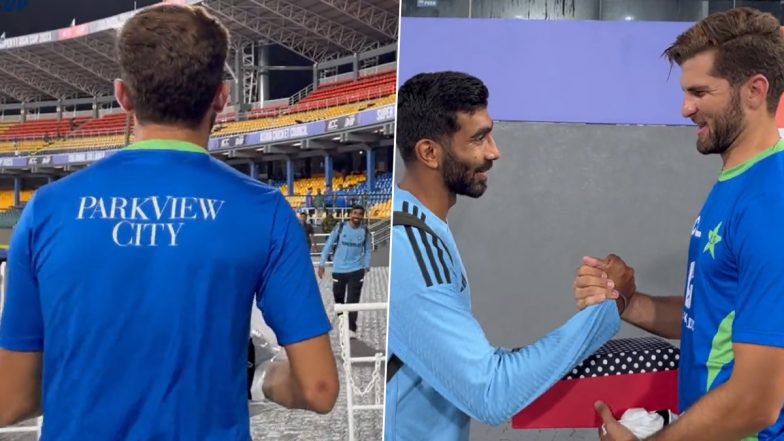 Shaheen Afridi-Jasprit Bumrah Video: शाहीन शाह अफरीदी ने जीत लिया फैंस का दिल, जसप्रीत बुमराह को दिया स्पेशल तोहफा