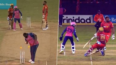 Kieron Pollard Dismissed Run Out In CPL 2023: सीपीएल मैच में निकोलस पूरन के साथ कन्फ्यूजन होने के कारण कीरोन पोलार्ड हुए रन आउट, देखें वीडियो