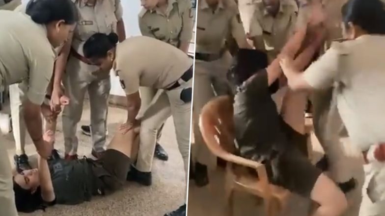 Drunk Girl' Misbehaves With Cops: 'नशे में लड़की' ने पुलिस के साथ की बदतमीजी, इंटरनेट पर वीडियो वायरल
