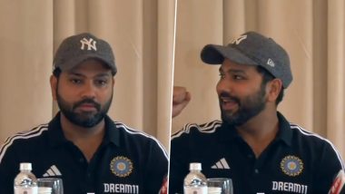 Rohit Sharma's Epic Reaction Video: भारत की विश्व कप 2023 टीम के ऐलान पर रोहित शर्मा ने कुछ ऐसे मनाया जश्न, वीडियो हुआ वायरल