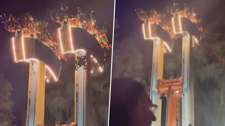 Video: Ontario में Lumberjack सवारी के दौरान यात्री लगभग 30 मिनट तक उल्टा फंसे रहे, फिर बचाव टीम ने उतारा नीचे, देखें Viral वीडियो