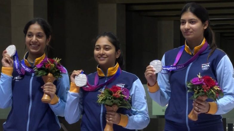 India Secures First Medal At Asian Games 2023: 19वें एशियाई खेलों में भारत ने हासिल किया पहला पदक, महिला टीम ने 10 मीटर एयर राइफल में जीता रजत पदक