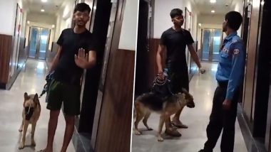 Viral Video: नोएडा में लिफ्ट के इस्तेमाल को लेकर कुत्ते के मालिक ने की निवासी से बहस, देखें वीडियो