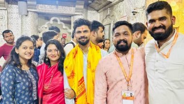 Ruturaj at Shreemant Dagdusheth Ganpati Mandir: एशियाई खेलों से पहले पुणे के श्रीमंत दगडूशेठ गणपति मंदिर पहुचें रुतुराज गायकवाड़, भगवन गणेश का लिया आशीर्वाद, देखें तस्वीरें