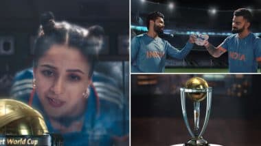 Star Sports World Cup 2023 Promo Video: विश्व कप के लिए स्टार स्पोर्ट्स ने अपना प्रोमो किया घोषित, विराट कोहली, रवींद्र जड़ेजा सहित शहनाज गिल आई नज़र, देखें वीडियो