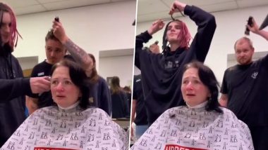 Video: कैंसर से लड़ रही मां को सपोर्ट देने के लिए परिवार के सदस्यों ने काटे अपने बाल, इमोशनल वीडियो वायरल