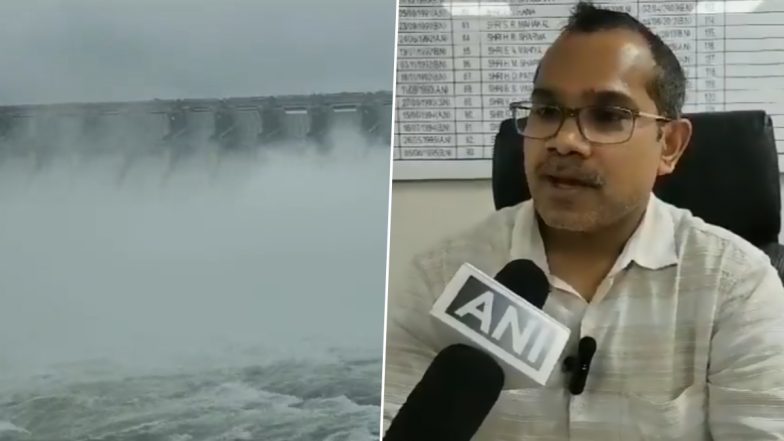 Ukai Dam Water Released Video: भारी बारिश के कारण उकाई बांध के 15 गेट खोल दिए हैं, जिसे कई गांव हुए अलर्ट, देखें वीडियो