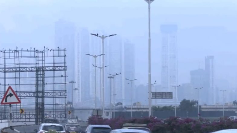 Maharashtra: मुंबई के वडाला में ईस्टर्न फ्रीवे रोड पर छाई धुंध की परत, देखें वीडियो