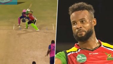 Video- Shai Hope Scored 32 runs In A Over: CPL ने शाई होप न मचाया ग़दर, एक ओवर में जड़े 32 रन, टूर्नामेंट में लगाया दूसरा सबसे तेज शतक, देखें वीडियो