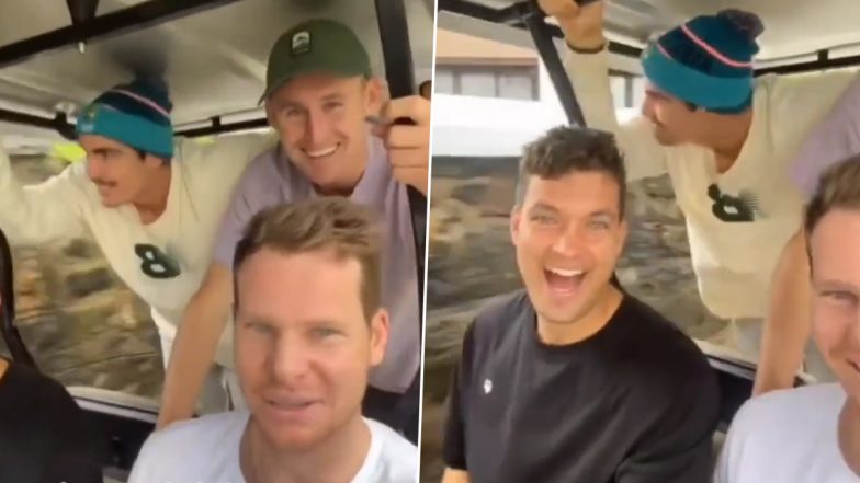 Australian Cricketers Fun Time Video In Kerala: स्टीव स्मिथ, मार्नस लाबुशेन समेत कई ऑस्ट्रेलियाई क्रिकेटरों ने अभ्यास मैच से पहले केरल में की मौज-मस्ती, देखें वीडियो