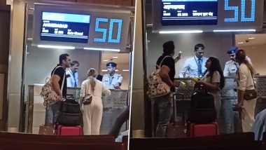 Kalesh On Airport Video: फ्लाइट छूटने के बाद मुंबई एयरपोर्ट पर कपल ने इंडिगो स्टाफ से किया झगड़ा, देखें वीडियो