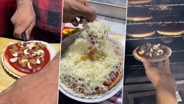 Dry Fruit Pizza: गुजरात में यह स्ट्रीट फ़ूड वेंडर बेच रहा है ड्राई फ्रूट पिज्जा, वीडियो देख नेटिज़न्स हैरान