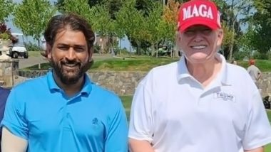 Dhoni-Trump Plays Golf Video: अमेरिका में भी धोनी का जलवा, पूर्व राष्ट्रपति डोनाल्ड ट्रंप के साथ खेला गोल्फ, देखें वीडियो