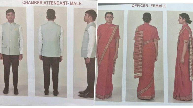 New Parliament Dress Code Photos: नए संसद भवन में बदल गया ड्रेस कोड, सफारी सूट की जगह कुर्ता पहनेंगे मार्शल, देखें तस्वीरें