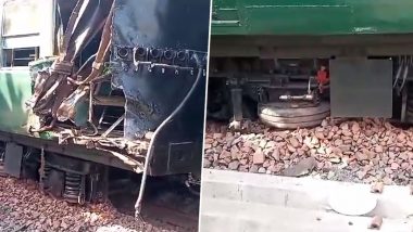 Delhi Derailed Train Video: दिल्ली में बड़ा हादसा होने से टला, प्रगति मैदान के पास पटरी से उतरी ट्रेन, जानहानि की कोई खबर नहीं