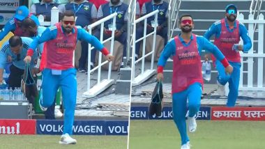 Virat Kohli Video: प्लेइंग इलेवन से बाहर बैठकर भी विराट कोहली निभा रहे हैं ड्यूटी, वायरल हुआ वीडियो