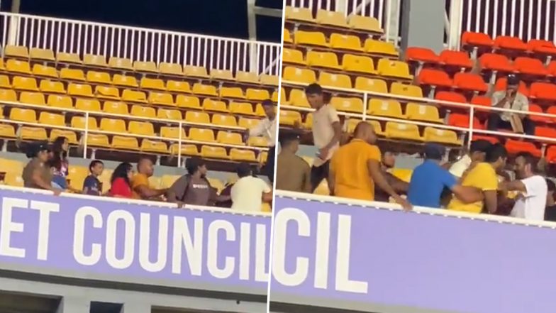 Watch: टीम इंडिया और श्रीलंका मैच में हुआ बड़ा बवाल, आपस में ही भिड़ गए फैंस, जमकर एक-दूसरे पर चलाए चले लात-घूंसे