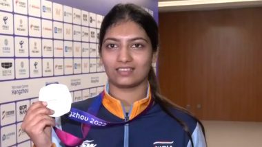 Hangzhou Asian Games: हांग्जो एशियन गेम्स में भारत का आशी चौकसे ने बढ़ाया मान, भारतीय महिला टीम 10 मीटर एयर राइफल में सिल्वर पदक जीता- VIDEO