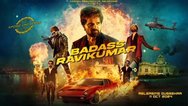 Badass RaviKumar: ग्रैंड म्यूजिकल एक्शन एंटरटेनर 'बदमाश रविकुमार' दशहरा के मौके पर सिनेमाघरों में होगी&nbsp;रिलीज, हिमेश रेशमिया&nbsp;और प्रभु देवा प्रमुख भूमिका में आएंगे नजर (Watch Video)