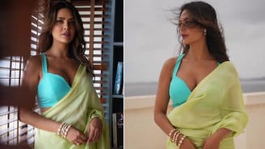 Esha Gupta ने ग्रीन सेक्सी साड़ी पहन सोशल मीडिया का बढ़ाया तापमान, एक्ट्रेस की खूबसूरती देख लट्टू हुए फैंस (View Pics)