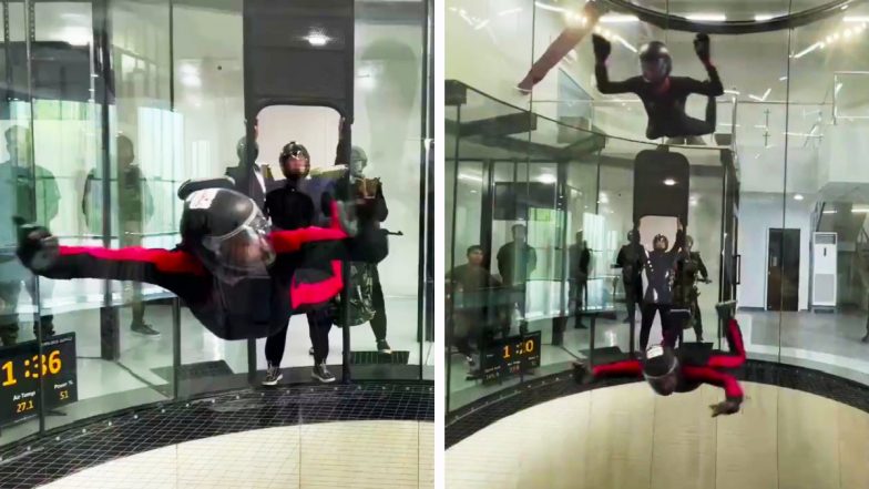 VIDEO: हवा में उड़ते भारतीय सैनिकों ने किया गजब का अभ्यास, Vertical Wind Tunnel की ट्रेनिंग देख उड़ जाएंगे होश