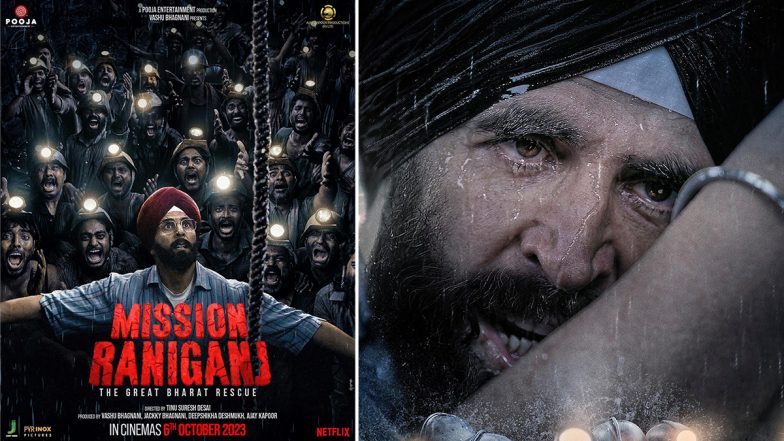 Mission Raniganj: अक्षय कुमार स्टारर  सर्वाइवल-थ्रिलर 'मिशन रानीगंज' का मोशन पोस्टर आया सामने, 6 अक्टूबर को सिनेमाघरों में दस्तक देगी फिल्म (Watch Video)