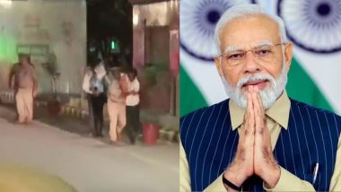 VIDEO: पीएम मोदी के काफिले में घुसा युवक, पुलिस ने पकड़ा तो खुद को बताया BJP कार्यकर्ता, देखें वीडियो