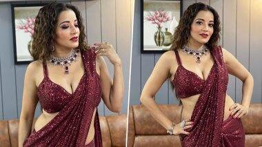 भोजपुरी अदाकारा Monalisa ने सिजलिंग साड़ी पहन बिखेरा जलवा, एक्ट्रेस की हॉटनेस ने बढ़ाया सोशल मीडिया का पारा (View Pics)