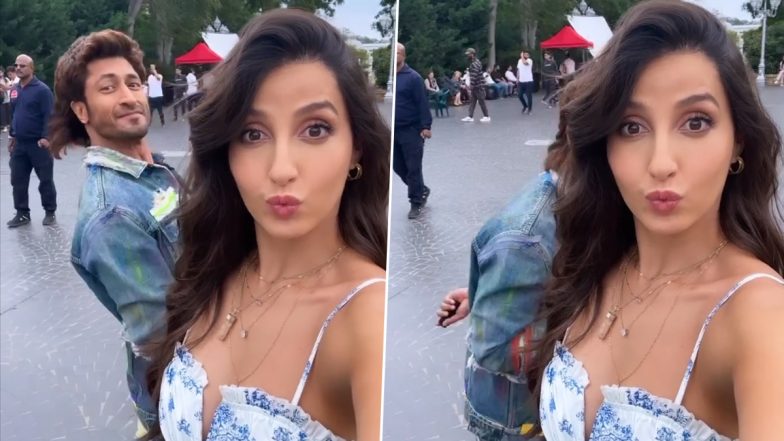 Nora Fatehi and Vidyut Jammwal: नोरा फतेही के साथ मस्ती करते दिखे विद्युत जामवाल, एक्ट्रेस ने सोशल मीडिया पर शेयर किया फनी वीडियो (Watch Video)