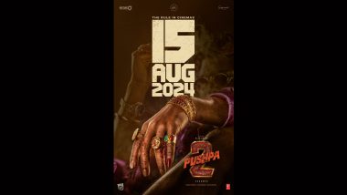Pushpa 2 Release Date: Allu Arjun-Rashmika Mandanna स्टारर 'पुष्पा 2 द रूल' की रिलीज डेट आई सामने, स्वतंत्रता दिवस के मौके पर फिल्म सिनेमाघरों में देगी दस्तक!