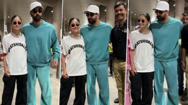 Ranbir Kapoor-Alia Bhatt यूएस ट्रिप से लौटे वापस, एयरपोर्ट पर फैंस के साथ खिचवाई तस्वीरें (Watch Video)