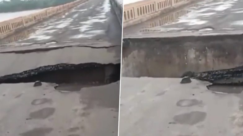 Sarangkheda Bridge Damaged: महाराष्ट्र में बड़ा हादसा टला! नंदुरबार को धुले जिले से जोड़ने वाला ब्रिटिशकालीन सारंगखेड़ा पुल का कुछ हिस्सा टूटा- VIDEO