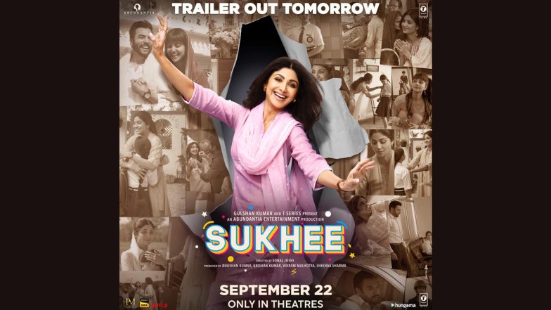 Sukhee: Shilpa Shetty की फिल्म 'सुखी' का ट्रेलर कल होगा रिलीज, 22 सितंबर को सिनेमाघरों में दस्तक देगी फिल्म (View Pic)