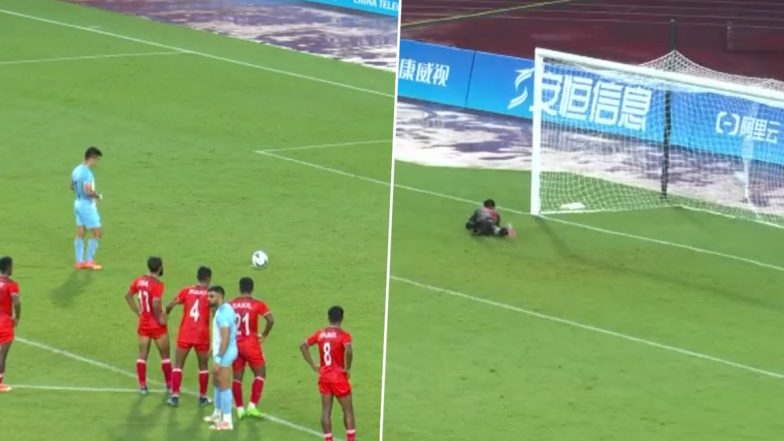 Sunil Chhetri Goal Video:&nbsp;भारतीय फुटबॉल टीम के कप्तान सुनील छेत्री ने&nbsp;एशियन गेम्स में बांग्लादेश के खिलाफ&nbsp;किए खुबसूरत गोल,&nbsp;देखें वीडियो