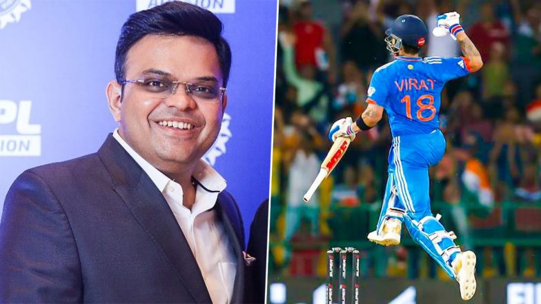 Virat Kohli Completes 13,000 Runs ODIs: विराट कोहली के वनडे में सबसे तेज 13,000 रन बनाने के लिए बीसीसीआई सचिव जय शाह ने दिया बधाई, देखें Tweet