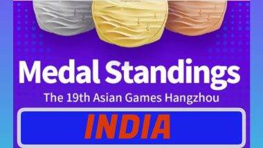 Asian Games 2023 Medal Tally Updated: एशियन गेम्स में पांचवें दिन के बाद पदक तालिका का अपडेट, यहां जानें क्या है भारत ने जीते कितने मेडल