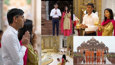 Rishi Sunak Video: वीडियो में देखें ब्रिटेन के PM ऋषि सुनक का सनातनी लुक, पत्नी के साथ अक्षरधाम मंदिर में की पूजा