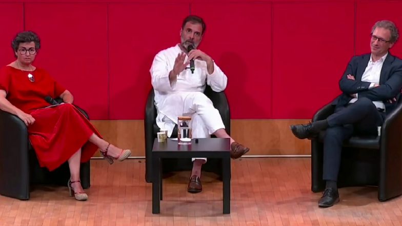 Rahul On Hindu & BJP: विदेश में बोले राहुल गांधी, मैंने हिंदू किताबें पढ़ी हैं, RSS का सनातन धर्म से कोई नाता नहीं, वे बस सत्ता चाहते हैं