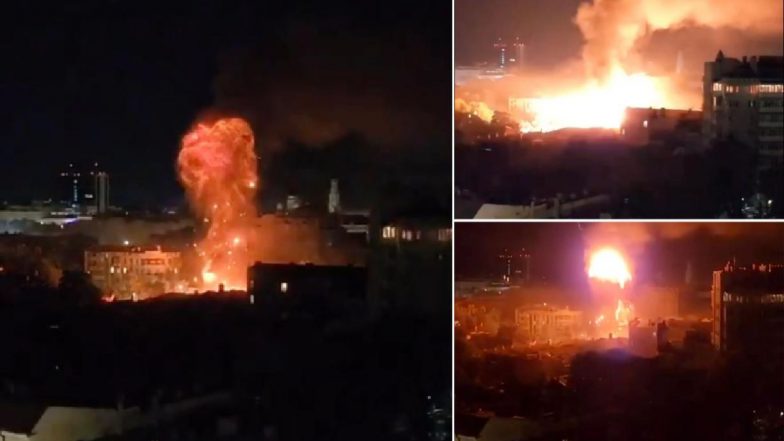 Russia Attack Video: रूस ने ड्रोन से यूक्रेन में मचाई तबाही, 5 दिन में इस शहर पर चौथी बार किया हमला