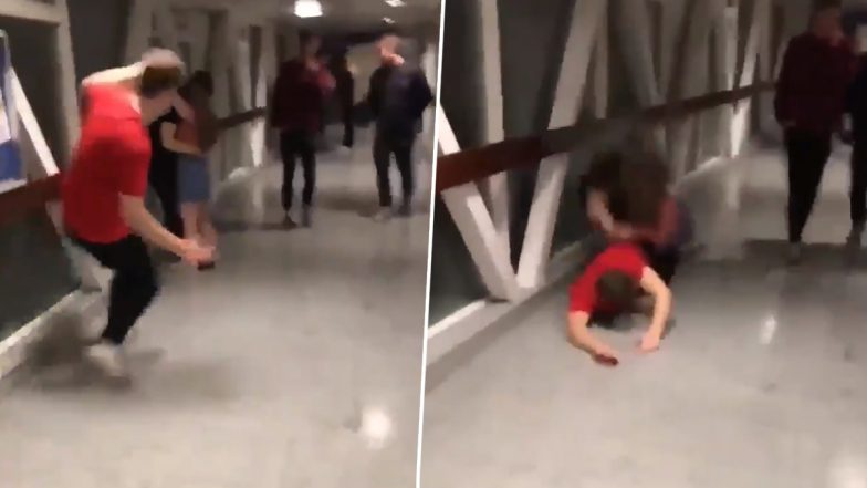 Viral Video: सरेआम पब्लिक प्लेस पर किस करने में मशगूल था कपल, गुस्साए शख्स ने कर दी ऐसी हरकत