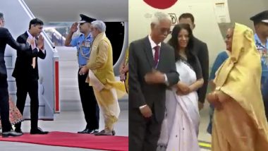 UK PM Arrive In New Delhi: G20 समिट के लिए दिल्ली पहुंचे ब्रिटेन के पीएम ऋषि सुनक और उनकी पत्नी अक्षता मूर्ति, देखें वीडियो