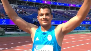 Asian Para Games 2023: अजय कुमार ने 400मी-टी64 स्पर्धा में जीता सिल्वर मेडल, सऊदी अरब के नूर मोहम्मद को मिला गोल्ड