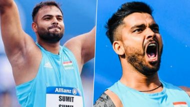 Asian Para Games 2023: भाला फेंक में मिले दो मेडल, F64 श्रेणी में सुमित अंतिल ने जीता स्वर्ण पदक, वहीं पुष्पेंद्र सिंह को मिला कांस्य